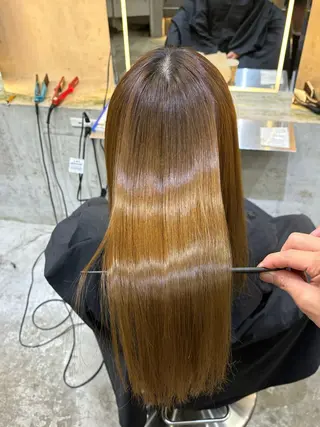 うる艶縮毛カラー✨ たいよう☀️のヘアスタイル