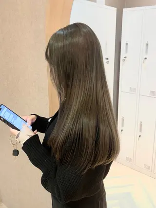 カラー 清水 なのはのヘアスタイル