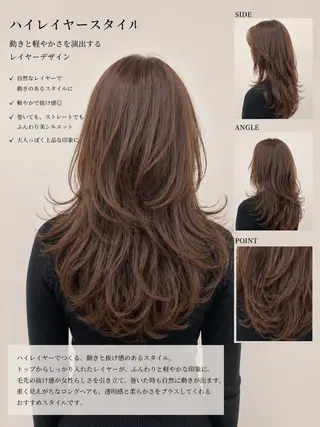 ロング レイヤー/似合わせ /顔まわりカット🌿のヘアスタイル