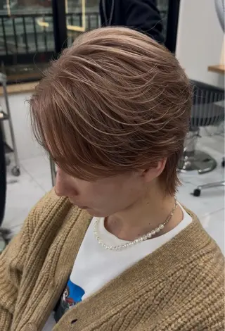 カラー メンズ 菅野 心悠/メンズヘアのヘアスタイル