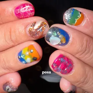ネイル posa nail モエミのネイルデザイン