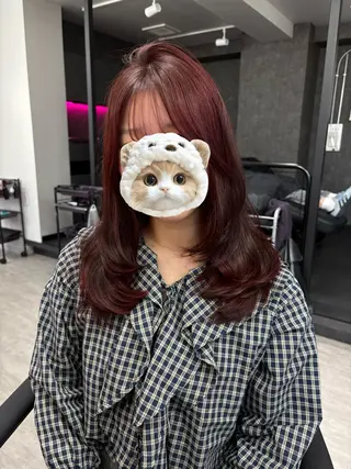 ロング カラー fuu kaのヘアスタイル