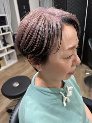 ショート カラー 村井隆仁/上品/ 海外風/栄/矢場町のヘアスタイル