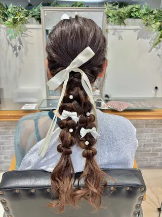 ロング ヘアアレンジ お呼ばれヘア/ ライブ参戦ヘア/沙来のその他イメージ