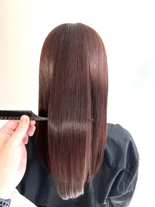 セミロング カラー 🥇髪質改善🥇 polon代表鵜澤のヘアスタイル