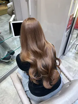 ロング 🤍ふんわりアイドル カラー🎀Rio🪽のヘアスタイル