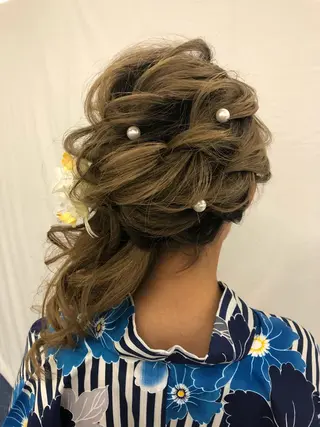 ヘアアレンジ toyota umiのヘアスタイル