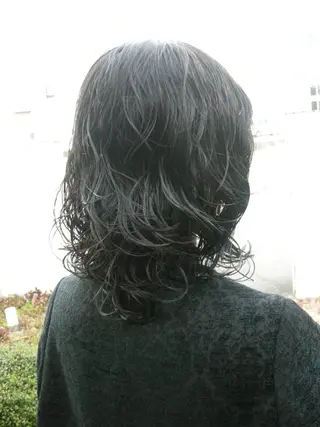 ミディアム パーマ Hair vita Namiのヘアスタイル