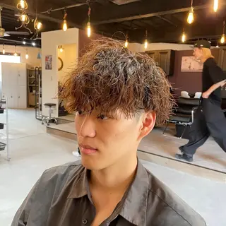 パーマ メンズ 石川 歳也のヘアスタイル