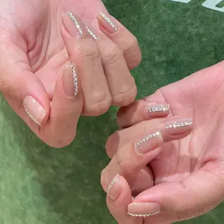 ネイル By moonネイル 🌷ワンホン/韓国風のネイルデザイン