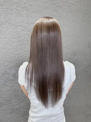 ロング カラー 村上 佳織のヘアスタイル