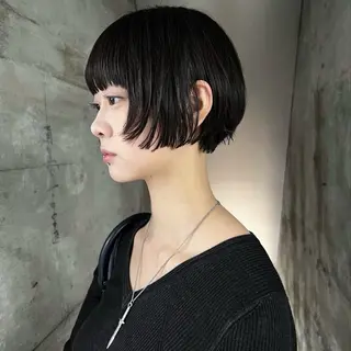 ショート 伊藤ほのか/パーマ /酸性ストレートのヘアスタイル