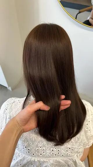 ミディアム カラー 広島韓国ヘア♡ たかみのヘアスタイル