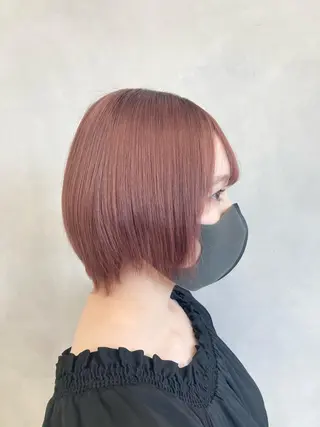 ショート カラー ハイトーン×レイヤー /遠藤将太のヘアスタイル