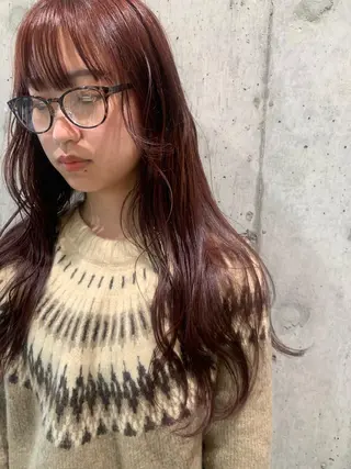 ロング カラー RISAKO レイヤーカット🎀のヘアスタイル