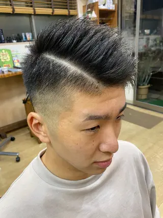 ショート メンズ 浅見 天翔のヘアスタイル