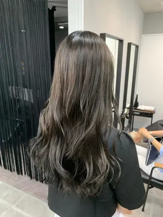 ロング カラー 菊地 旬のヘアスタイル