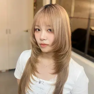 ロング カラー ‎XELM高崎‎‎‎ ‎‎🤍Kyoka‎のヘアスタイル