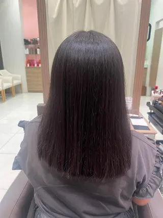 セミロング 松下 汐里のヘアスタイル