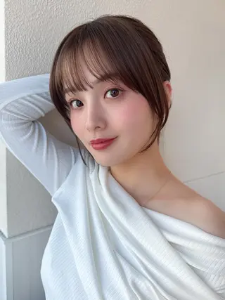 ミディアム 新宿/ 田口雄大のヘアスタイル