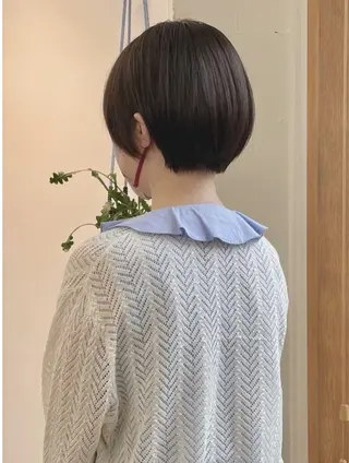 ショート カラー 立川艶髪カラーと映画 美容師YUJIのヘアスタイル