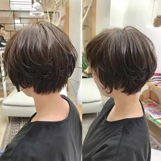 ショート カラー 平田 健一のヘアスタイル