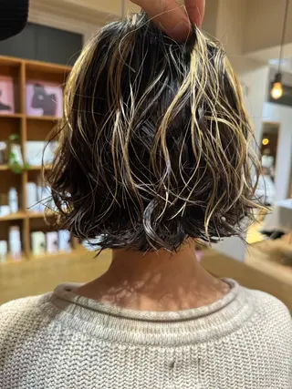 ショート パーマ ボブ/ショート 吉田竣のヘアスタイル