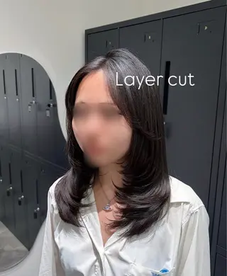 セミロング limitみづき🌙 カラーのヘアスタイル