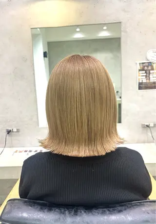 ミディアム 羽田 莉野のヘアスタイル