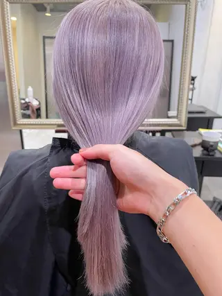 セミロング カラー ヘアアレンジ 縮毛矯正 髪質改善寺坂雄飛💐のヘアスタイル
