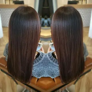 カラー ばんの かすみのヘアスタイル