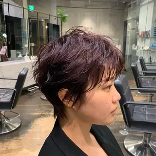 ショート パーマ 土戸　空 /似合わせカットのヘアスタイル
