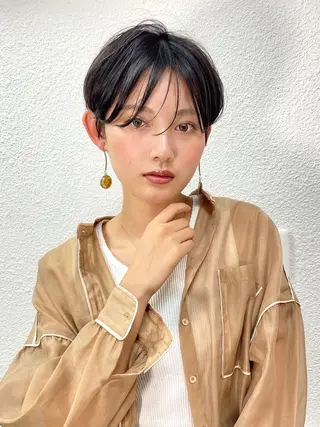 ショート カラー 🦋透明感カラー🦋 なつやのヘアスタイル