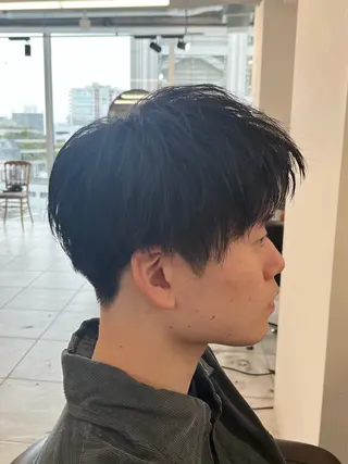 ミディアム カラー パーマ メンズ 🏆メンズヘア特化 🥇代表りんぺーのヘアスタイル