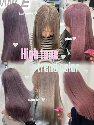 カラー 透ける透明感カラー 🎀anju/渋谷のヘアスタイル