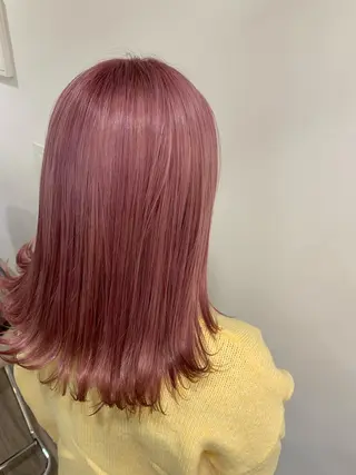 カラー あべ ゆうかのヘアスタイル
