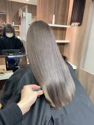 ロング 広島No.1美髪矯正 髪質改善/河村総一郎のヘアスタイル