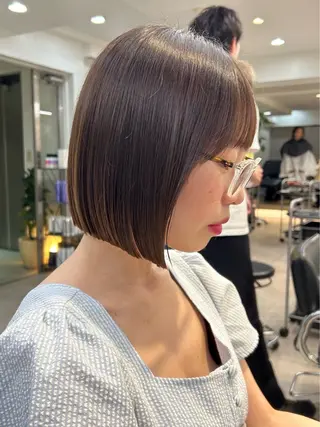 ミディアム 🤍ショートボブ 🤍NANAMI🤍のヘアスタイル