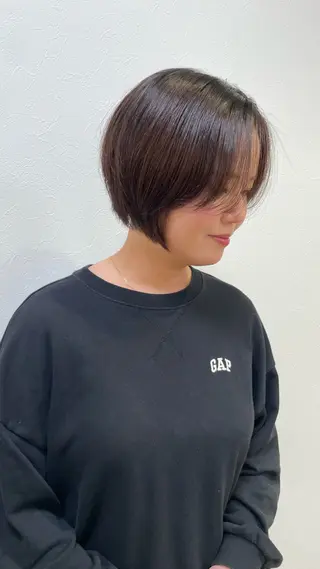 ショート 河内 心結/倉敷/ 白楽町/レディースのヘアスタイル