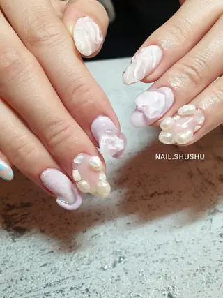 ネイル 3dパーツ/流行り 👧shushu❤️のネイルデザイン