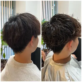 パーマ メンズ TELAHAIR成田 マネージャー吉野美羽のヘアスタイル