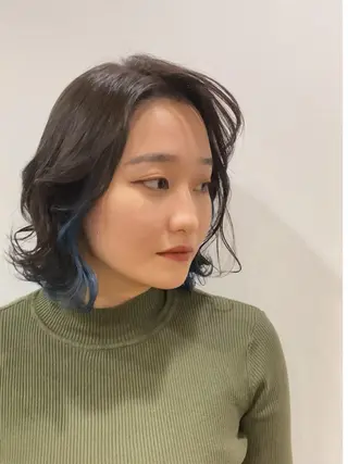 ミディアム 韓国ヘア🇰🇷 スズキのヘアスタイル