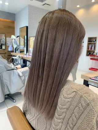 セミロング ルクール柏崎店　太田 真理子のヘアスタイル