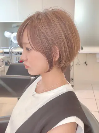 ショート クロスパーマ松永裕久 似合わせカットのヘアスタイル