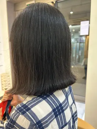 ミディアム 玉田 千智のヘアスタイル