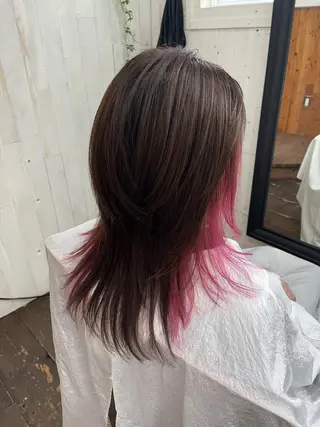 ミディアム 紙屋 隼人のヘアスタイル