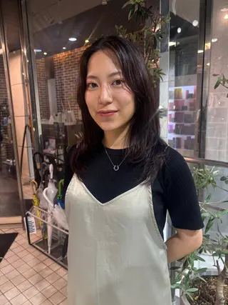 ミディアム レイヤー/ボブ /メンズ🪩KAYOのヘアスタイル