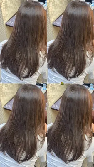 ロング アリヤマ メイカのヘアスタイル