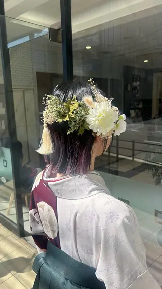 ショート ヘアセット/艶カラー emi🍒のヘアスタイル