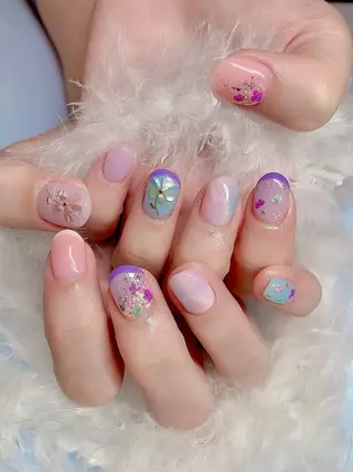 ネイル 3Dアートネイル💗 都築レナのネイルデザイン